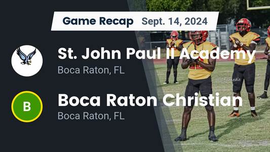 Football Recap: St. John Paul II Academy Triumphs