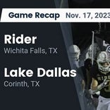 Football Game Recap: Lake Dallas Falcons vs. Rider Raiders
