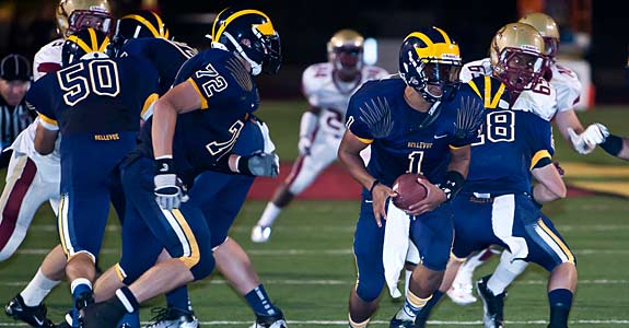 Bellevue ran its offense to perfection against Oaks Christian.
