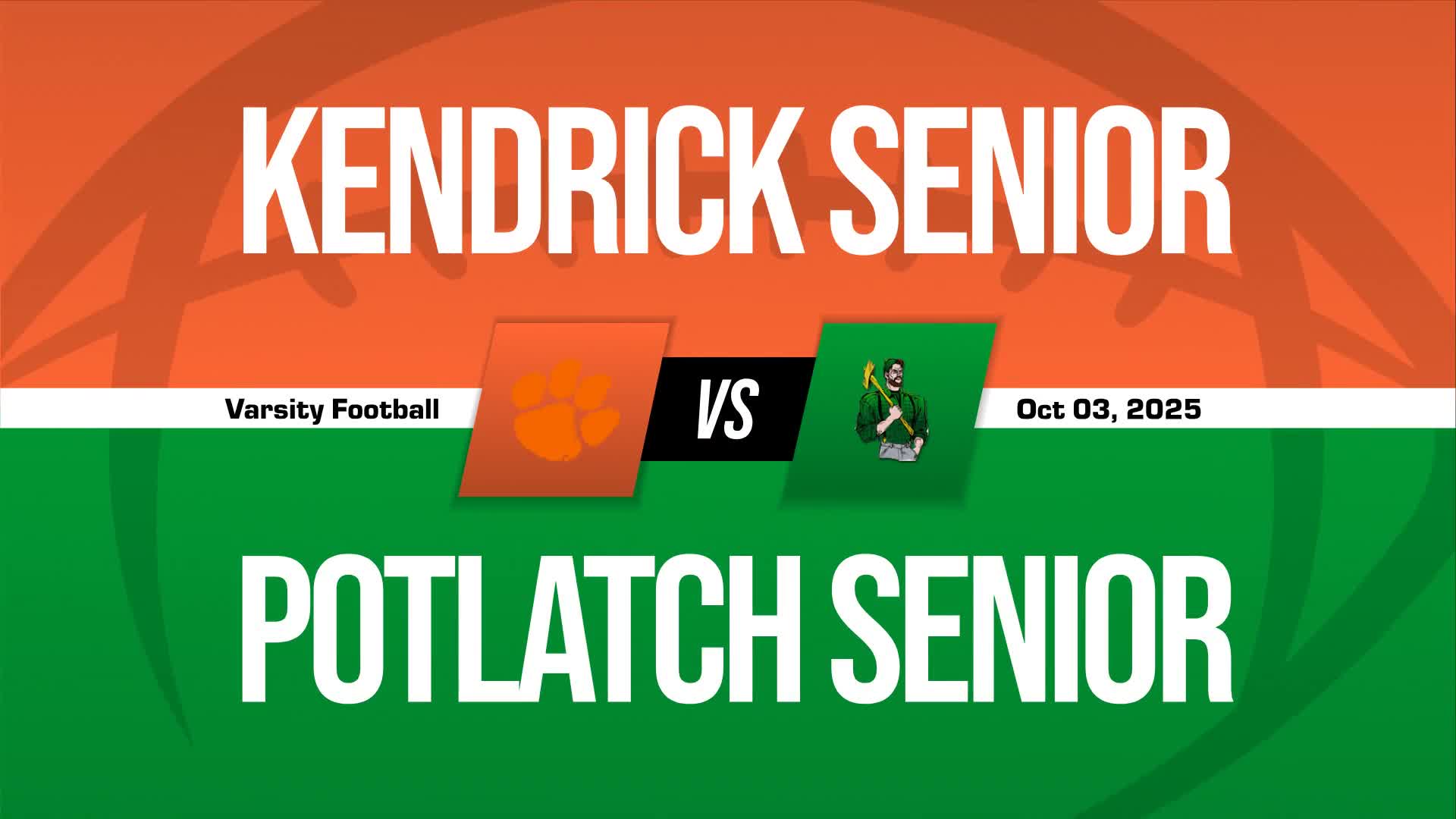 Football Recap: Kendrick Beats Kamiah for Their 12th Straight  V