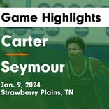 Carter piles up the points against Seymour