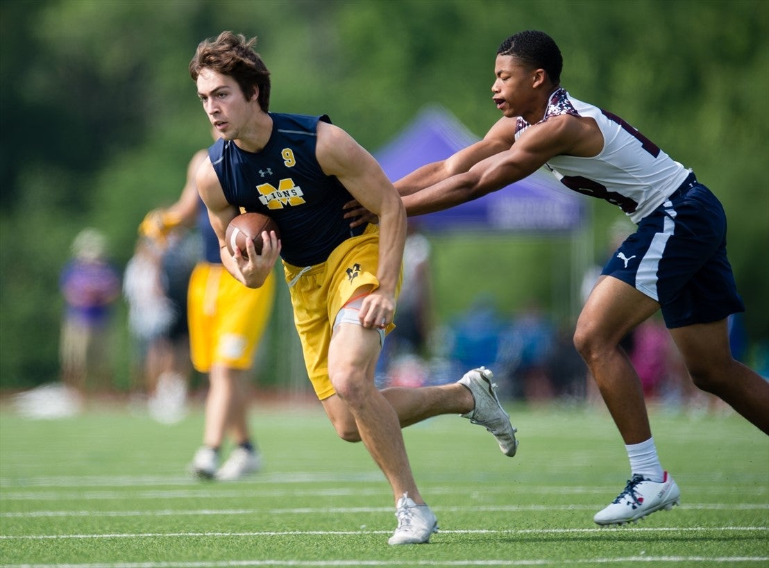 Matt Gadek during summer 7on-7 for McKinney.