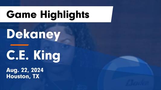 Volleyball Game Preview: Dekaney on Home-Turf