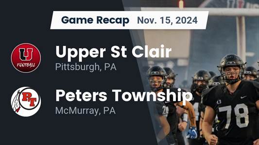 Football Recap: Friday's  Defeat Ends Upper St. Clair's Winning Streak
