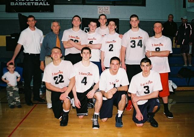 West Virginia-bound Dalton Pepper (back row, far left) led Bucks County with 45 points in the championship game.