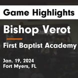 Basketball Game Preview: Bishop Verot Vikings vs. First Baptist Academy Lions