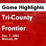 Basketball Game Recap: Frontier Falcons vs. Clinton Prairie Gophers