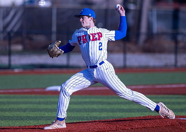 Gardner Young is 2-0 on the mound for No. 6 Jackson Prep while also batting .667 with 10 hits and eight RBI. (PHOTO: Bill Richardson)