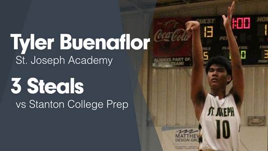 Tyler Buenaflor Game Report: vs Trinity Catholic