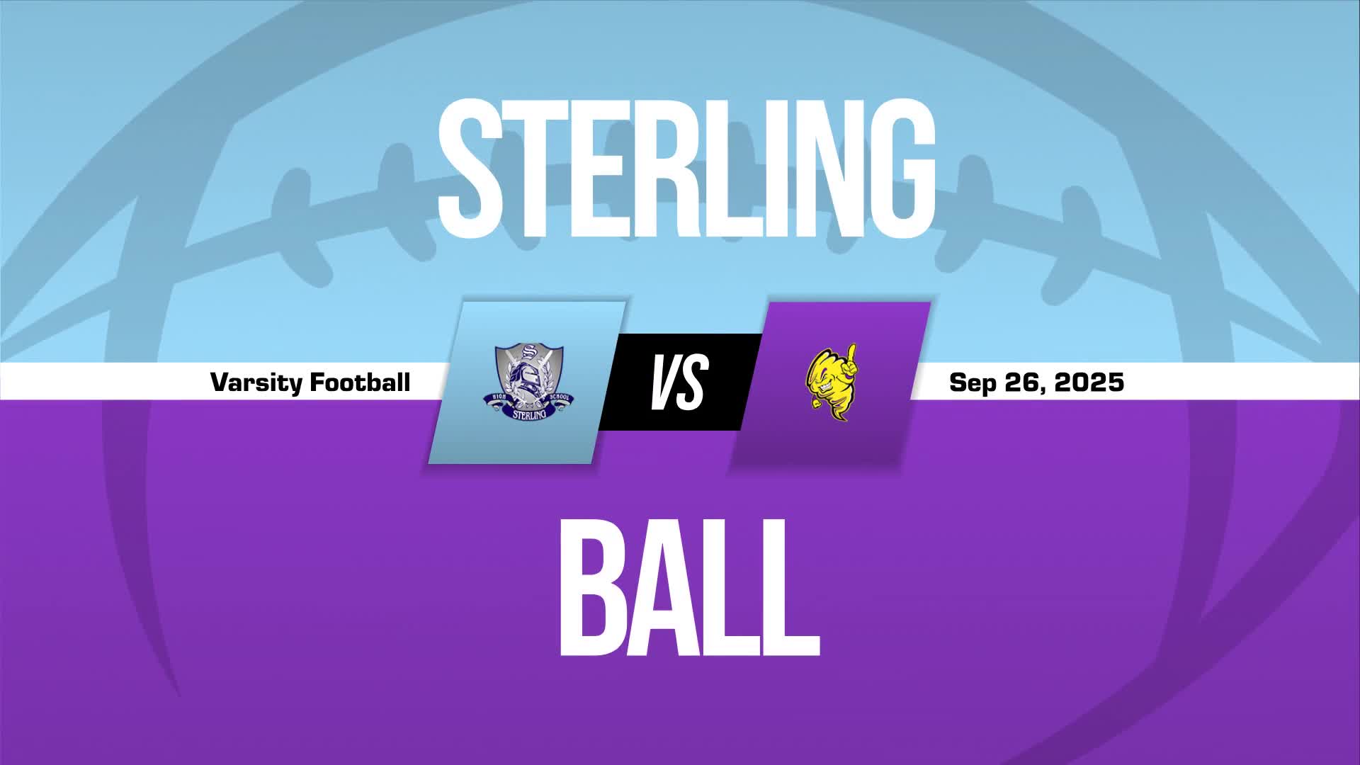 Football Recap: Sterling Victorious