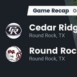 Cedar Ridge vs. Round Rock