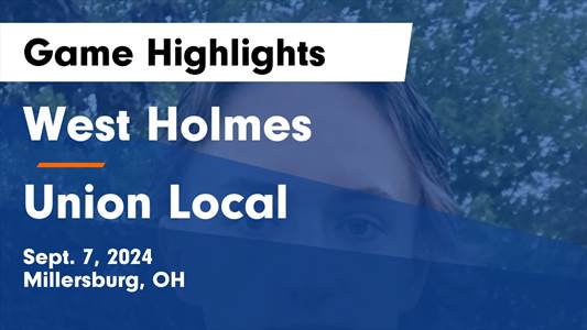 Soccer Game Preview: West Holmes Heads Out