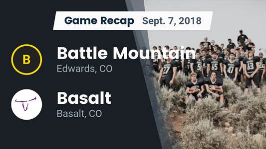 Football Game Preview: Battle Mountain vs. Palisade