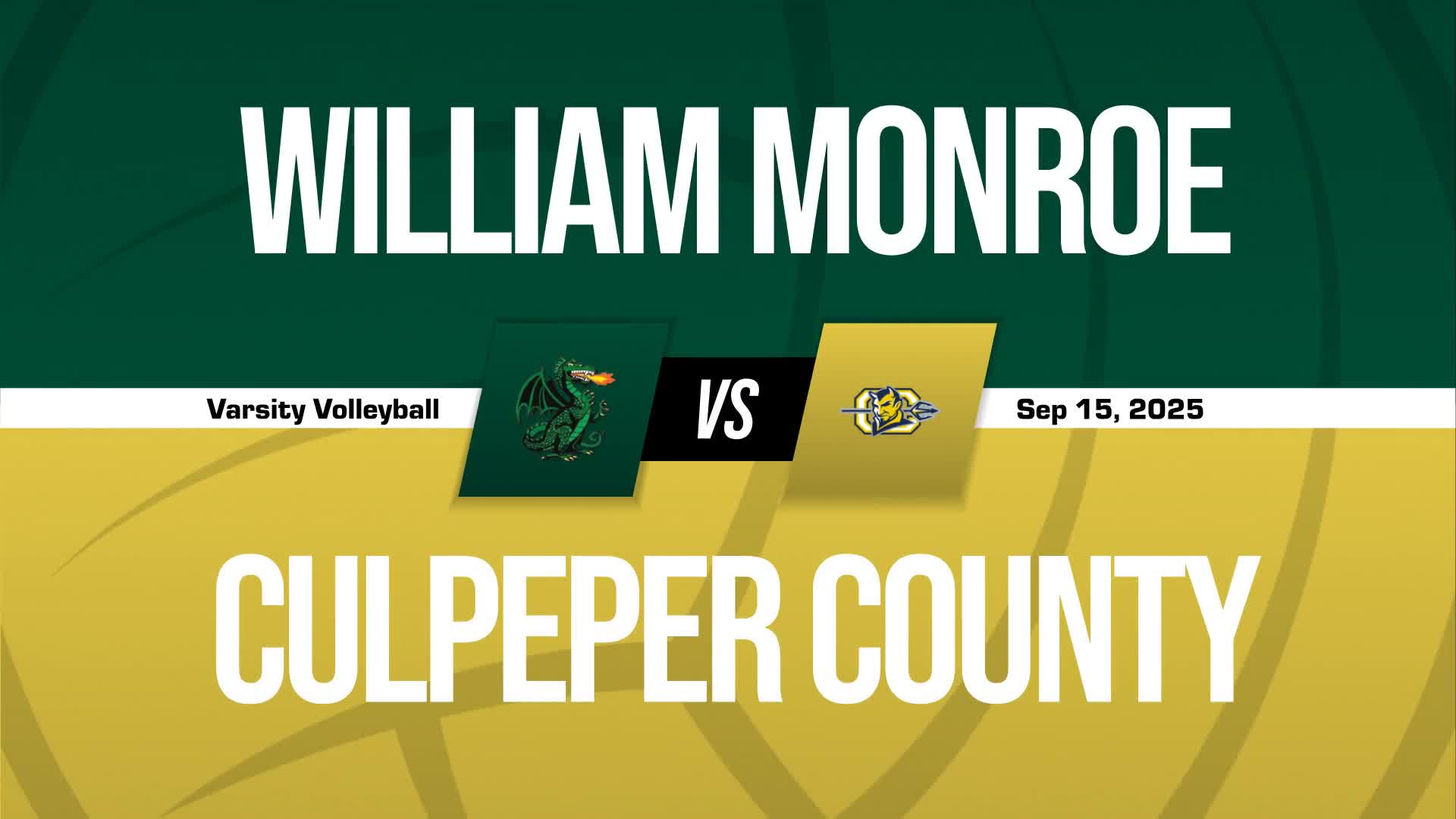 Volleyball Recap: Culpeper County Takes a Loss + How To Watch