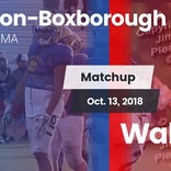 Football Game Recap: Waltham vs. Acton-Boxborough