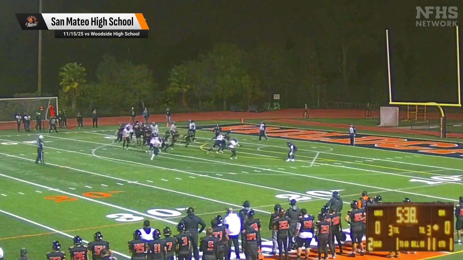 Football Recap: San Mateo Sets Scoring Season-High Against Live Oak