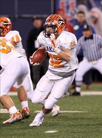 Mountain Lakes quarterback Scott McWilliamson.