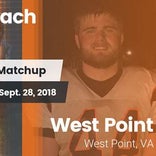 Football Game Recap: Colonial Beach vs. West Point