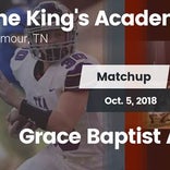 Football Game Recap: King's Academy vs. Grace Baptist Academy