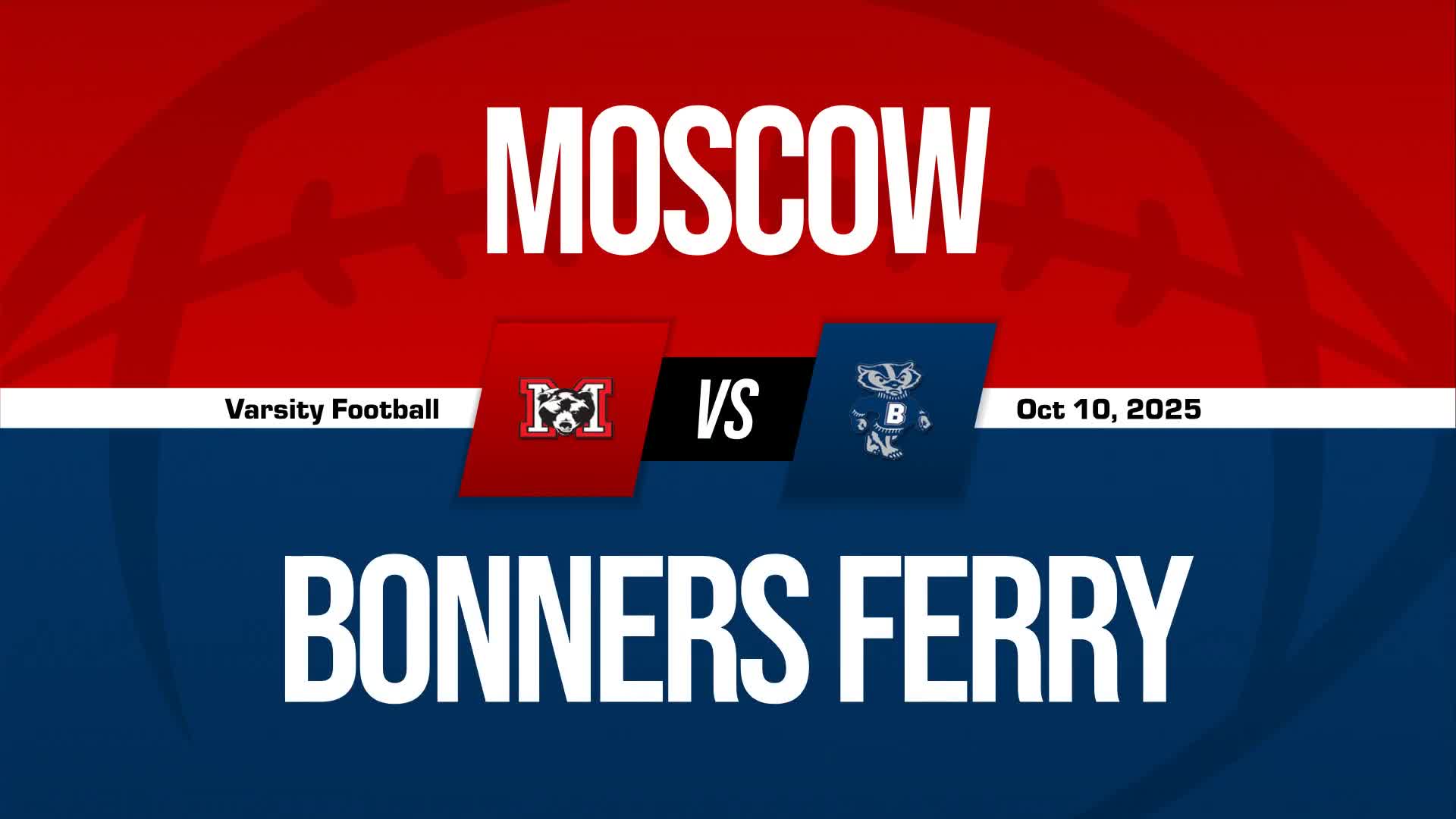 Football Game Preview: Moscow Bears vs. Timberlake Tigers