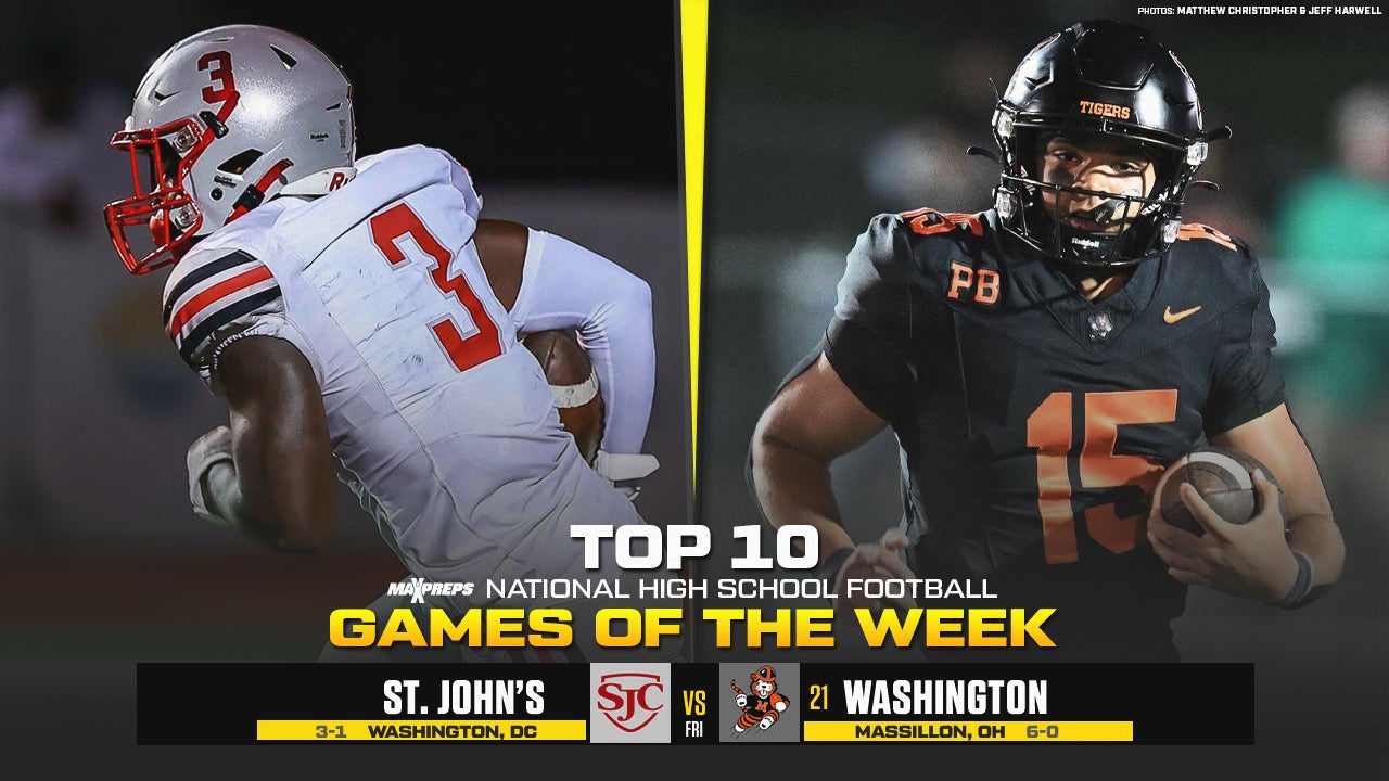 High school football: St. John's at No. 21 Massillon Washington headlines  MaxPreps Top 10 Games of the Week