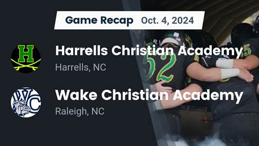 Football Recap: Harrells Christian Academy Piles Up the Points Against GRACE Christian