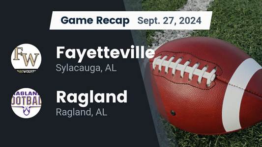 Football Recap: A'ron Lee Leads Ragland to Victory over Valley Head