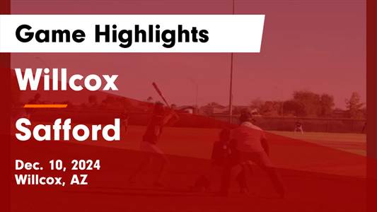 Basketball Recap: Willcox Skates Past San Simon with Ease