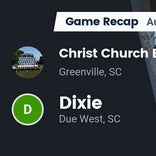 Football Game Recap: Christ Church Episcopal vs. Chesnee