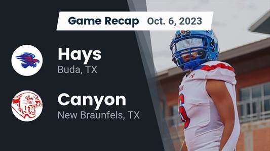 Football Game Recap: Hays Hawks vs. Canyon Cougars
