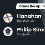 Hanahan beats Philip Simmons for their third straight win