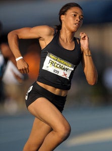 Octavious Freeman is the nation's
preeminent sprinter.