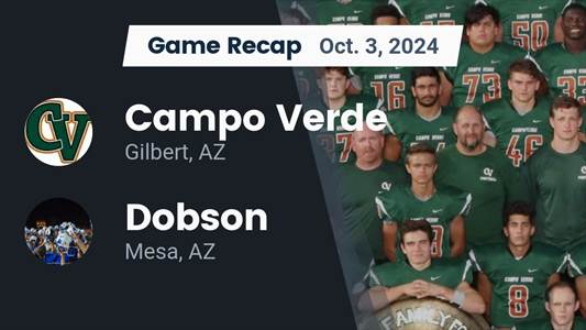 Football Recap: Dobson Comes Up Short