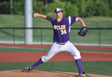 Butler (Ohio) right-hander Taylore Cherry has been untouchable after a slow start. The 6-foot-9 Cherry is likely to hear his name called in the upcoming amateur draft.