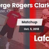 Football Game Recap: Lafayette vs. George Rogers Clark