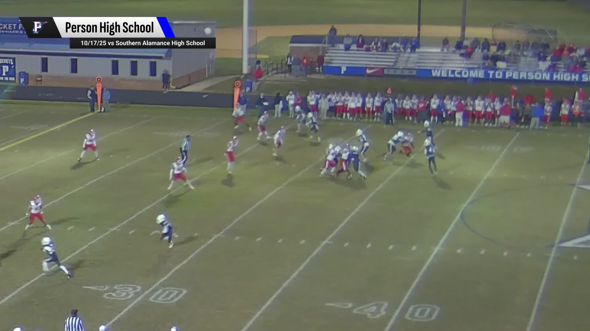 Football Recap: Williams Piles Up the Points Against Person