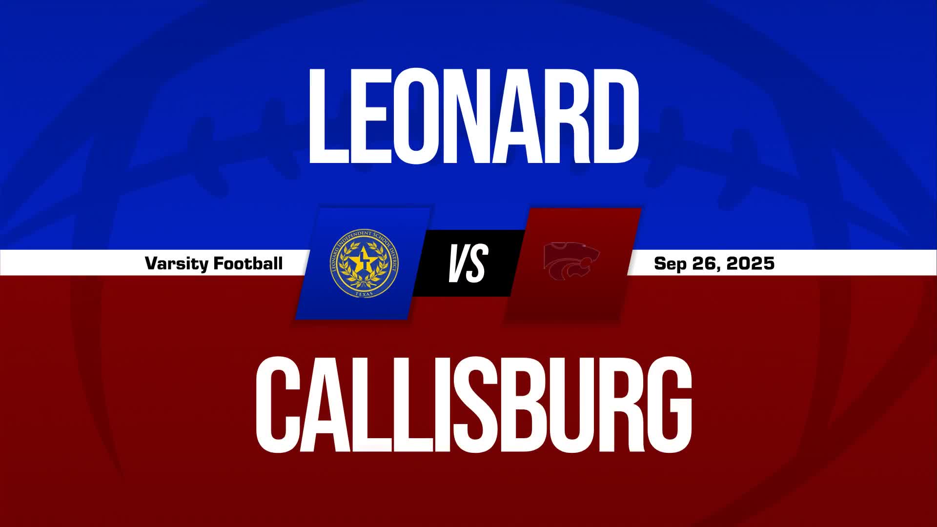 Football Game Preview: Leonard Tigers vs. Scurry-Rosser Wildcats + How To Watch