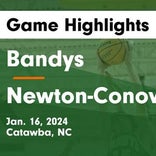 Newton-Conover snaps six-game streak of wins at home