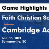 Faith Christian vs. Clarendon Hall