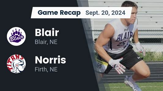 Football Recap: Norris Skates Past Blair with Ease