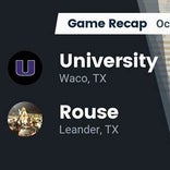 University beats Rouse for their second straight win