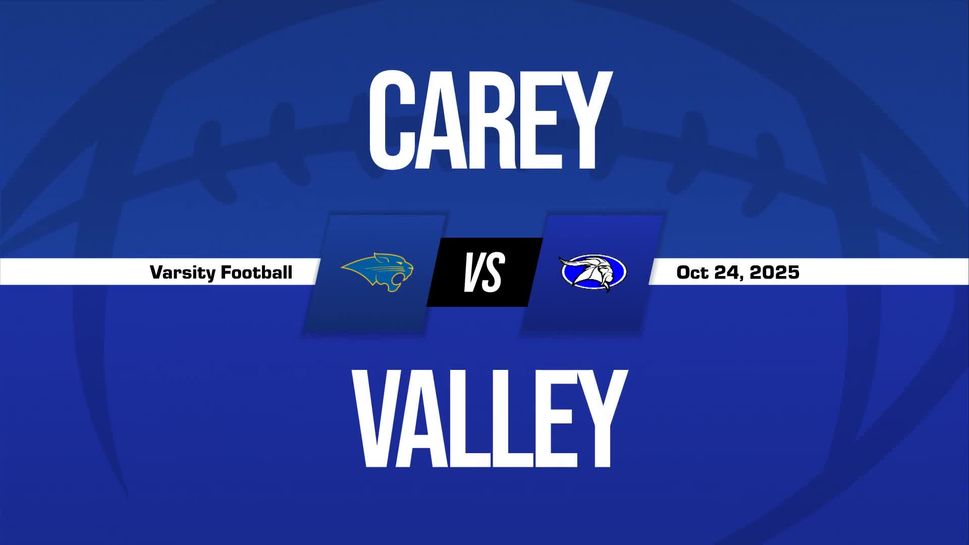 Football Recap: Friday's  Loss Ends Valley's Winning Streak + How To Watch
