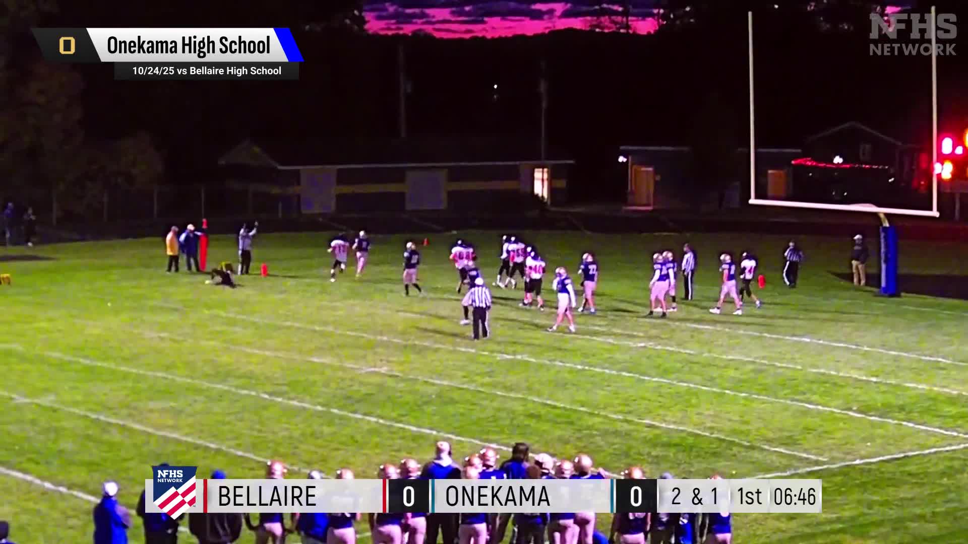 Football Recap: Onekama's  Victory  on Friday Extends Winning Streak to Ten + How To Watch