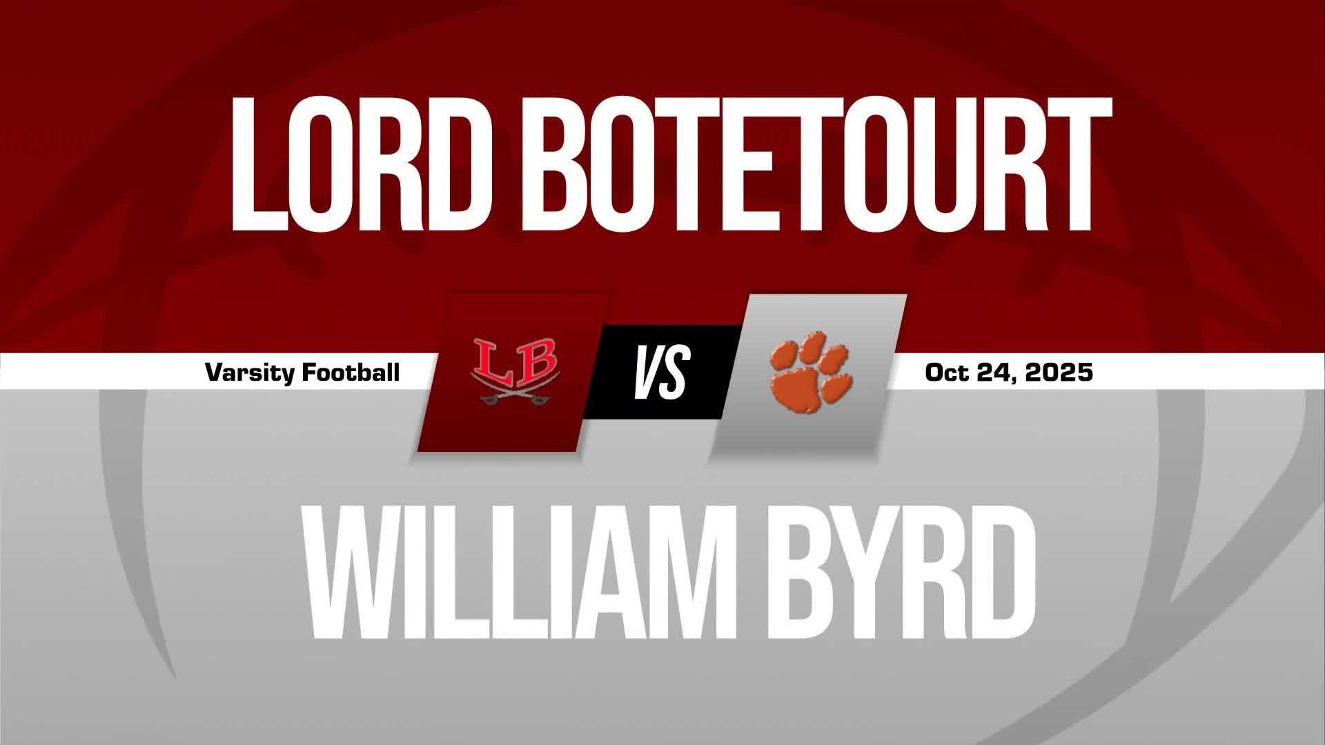 Football Recap: Lord Botetourt Takes a Loss + How To Watch
