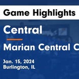 Basketball Game Recap: Marian Central Catholic Hurricanes vs. Harlem Huskies