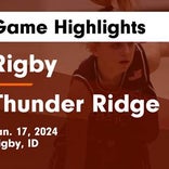 Rigby piles up the points against Highland