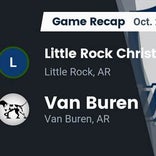 Football Game Preview: Van Buren Pointers vs. Little Rock Christian Academy Warriors