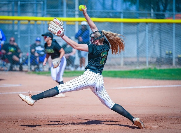 New Mexico commit Natalie Fritz helped No. 22 Basha win the Arizona 6A title and jump into this week's MaxPreps Top 25. (Photo: Steven Davis)