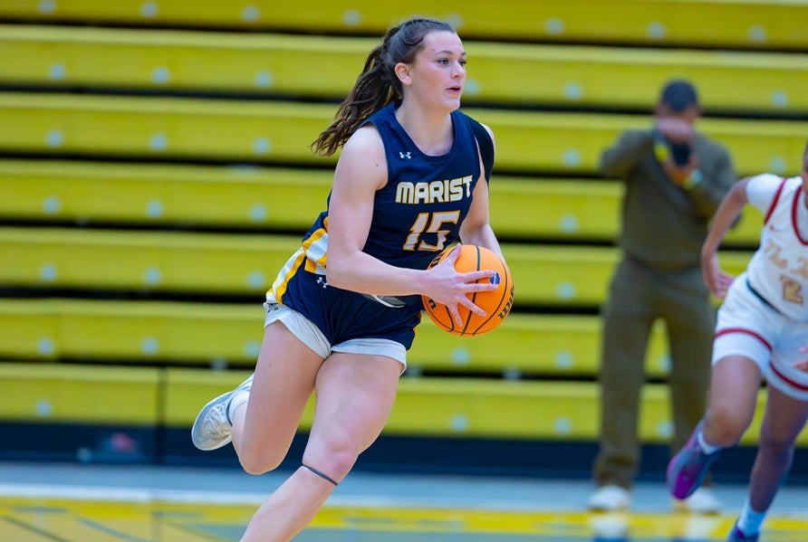 North Carolina commit Kate Harpring leaves Marist as a two-time champion and the state's all-time leading scorer. (PHOTO: Corey Jones)