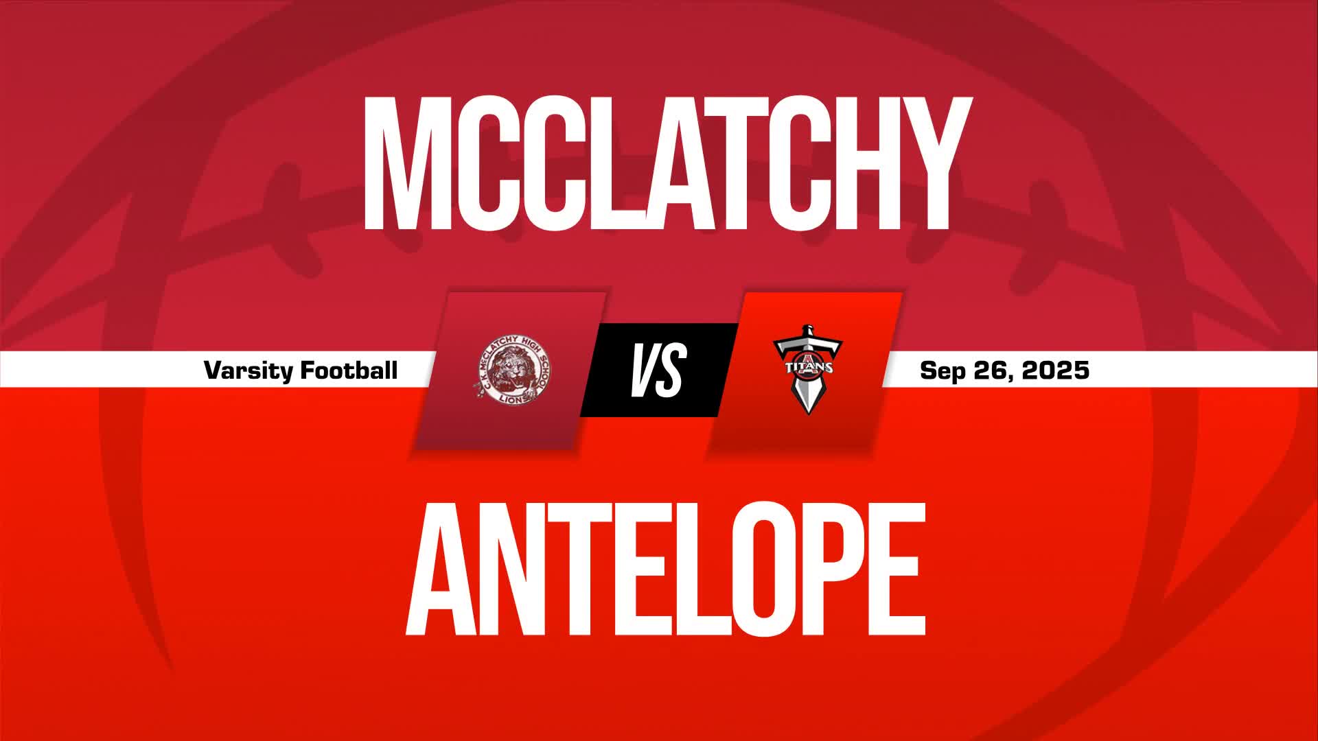 Football Game Preview: Antelope Titans vs. West Park Panthers